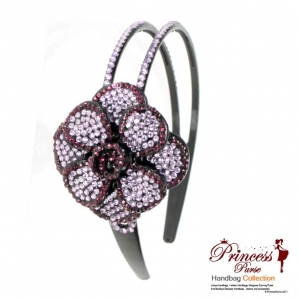 Classy Rhinestone Flower Headband